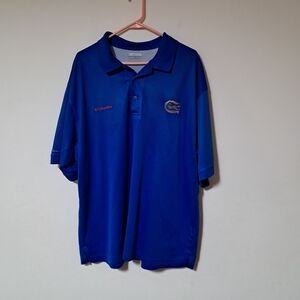 Columbia royal Florida Gators Omniwick drive polo size XL. MISSING SIZE TAG